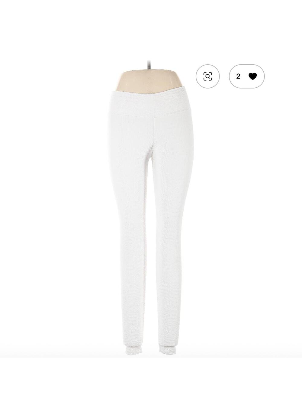 Booty by Brabants Mermaid White Active Pants Size OS
